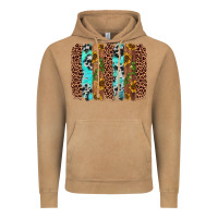 Vintage Camel sunflower cactus leopard brushstroke Vintage Hoodie - AdoDesignShop