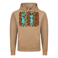 Vintage Coffee sunflower cactus leopard brushstroke Vintage Hoodie - AdoDesignShop