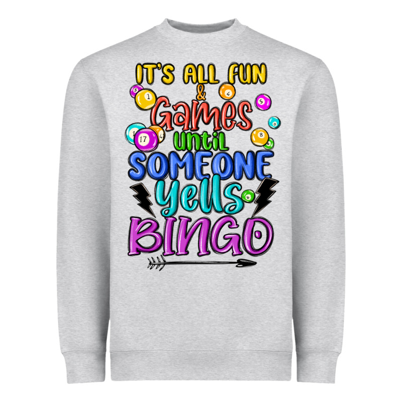 Bingo Heavyweight Sweatshirt by MaliasSmallBusiness | Teevron