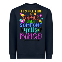 Navy bingo Heavyweight Sweatshirt - MaliasSmallBusiness