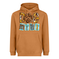 Meerkat Dog Mini with Paw Heavyweight Hoodie - texasbilliewilder