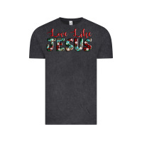 Vintage Black love like jesus Vintage Tee - AdoDesignShop