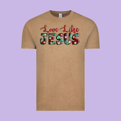 Love Like Jesus Vintage Tee Designed By Adodesignshop