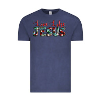 Vintage Denim love like jesus Vintage Tee - AdoDesignShop