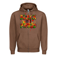 Chestnut black and proud Zipper Hoodie - LillyAllenDesigns