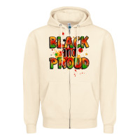 Sandshell black and proud Zipper Hoodie - LillyAllenDesigns