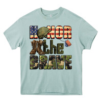 Arona Honor the brave 4th of july Heavy Core Tee - CowGirlArtShop