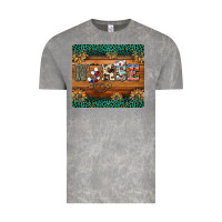 Cloud Rock western nurse glitter leopard sunflowers Vintage Tee - BarkalooDesign
