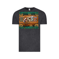 Vintage Black western nurse glitter leopard sunflowers Vintage Tee - BarkalooDesign