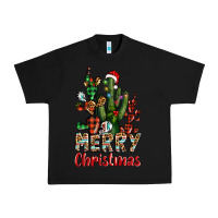 Black merry christmas cactus western Urban Heavy Tee - BarkalooDesign