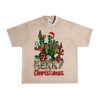 French Oak merry christmas cactus western Urban Heavy Tee - BarkalooDesign