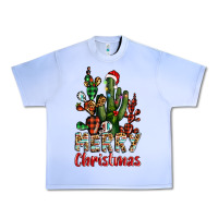 Merry Christmas Cactus Western Urban Heavy Tee | Teevron