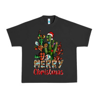 Pigment Black merry christmas cactus western Urban Heavy Tee - BarkalooDesign