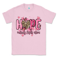 Bubblegum Pink hope nobody fights alone Classic Tee - MaliasSmallBusiness