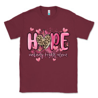 Burgundy hope nobody fights alone Classic Tee - MaliasSmallBusiness