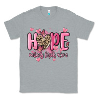 Heather Grey hope nobody fights alone Classic Tee - MaliasSmallBusiness