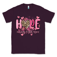 Plum hope nobody fights alone Classic Tee - MaliasSmallBusiness