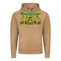 Vintage Camel shenanigans squad gnomes shamrock gold leopard glitter Vintage Hoodie - Artiststas
