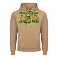 Vintage Coffee shenanigans squad gnomes shamrock gold leopard glitter Vintage Hoodie - Artiststas
