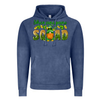Vintage Denim shenanigans squad gnomes shamrock gold leopard glitter Vintage Hoodie - Artiststas