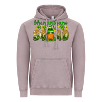 Vintage Zinc shenanigans squad gnomes shamrock gold leopard glitter Vintage Hoodie - Artiststas