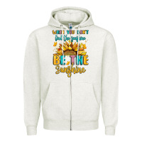 Oatmeal Heather when you dont find the sunshine be the sunshine Zipper Hoodie - LillyAllenDesigns