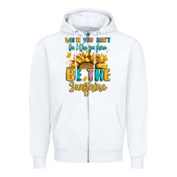 White when you dont find the sunshine be the sunshine Zipper Hoodie - LillyAllenDesigns