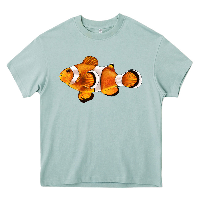 Clown Fish Side Heavy Core Tee by BarkalooDesign | Teevron
