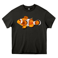 Asphalt clown fish side Heavy Core Tee - BarkalooDesign