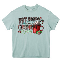 Arona hot cocoa and christmas movies Heavy Core Tee - CowhideDigitalArt