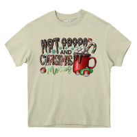 Mossy hot cocoa and christmas movies Heavy Core Tee - CowhideDigitalArt