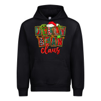 Black christmas jelly bean claus Urban Hoodie - FaDigitalArtStudio