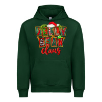 Forest Green christmas jelly bean claus Urban Hoodie - FaDigitalArtStudio