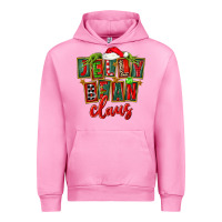 Fuchsia Pink christmas jelly bean claus Urban Hoodie - FaDigitalArtStudio