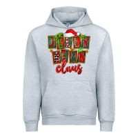 Heather Grey christmas jelly bean claus Urban Hoodie - FaDigitalArtStudio