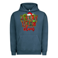 Pigment Midnight Navy christmas jelly bean claus Urban Hoodie - FaDigitalArtStudio