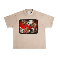 French Oak distressed cowhide leopard christmas background Urban Heavy Tee - Jasminsmagicworld
