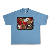 Pebble Blue distressed cowhide leopard christmas background Urban Heavy Tee - Jasminsmagicworld