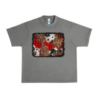 Tornado distressed cowhide leopard christmas background Urban Heavy Tee - Jasminsmagicworld