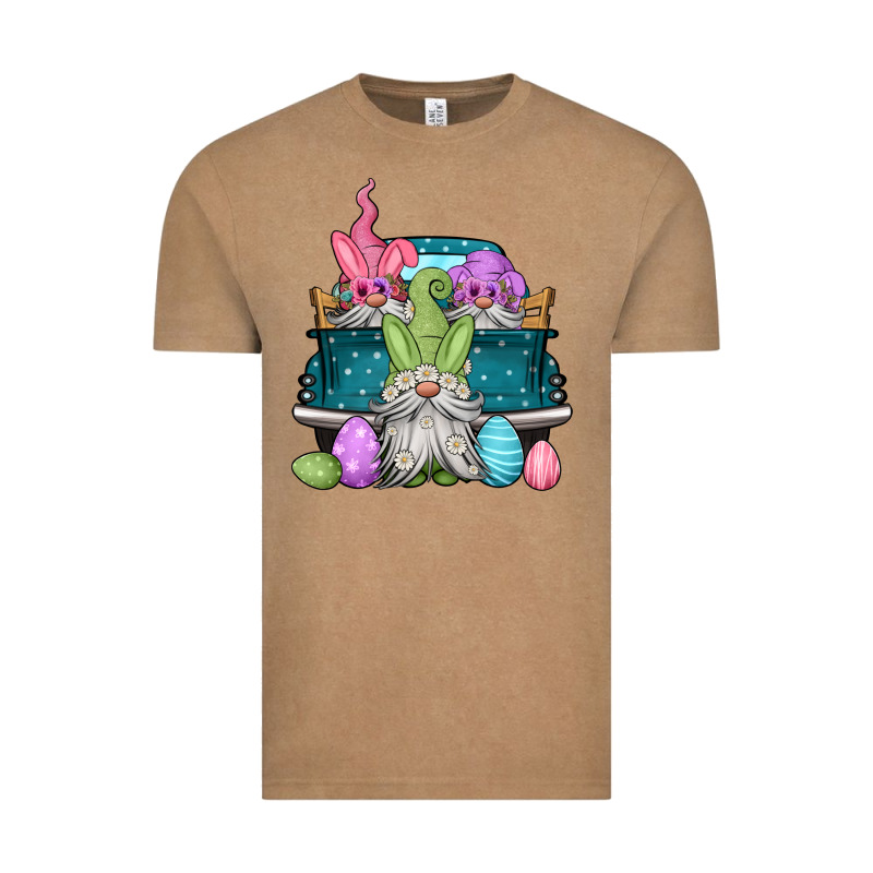 Easter Gnomes Farm Truck Vintage Tee by Jasminsmagicworld | Teevron