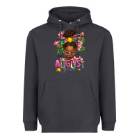 Smoke August Girl Afro Woman Summer Heavyweight Hoodie - texasbilliewilder