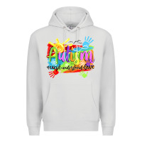 Dove Grey Autism accept understand love Premium Hoodie - NancyCooperArtShop