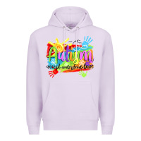 Lilac Autism accept understand love Premium Hoodie - NancyCooperArtShop