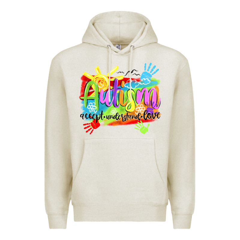 Autism Accept Understand Love Premium Hoodie by NancyCooperArtShop | Teevron