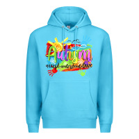 Ocean Blue Autism accept understand love Premium Hoodie - NancyCooperArtShop