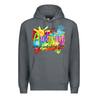 Rock Autism accept understand love Premium Hoodie - NancyCooperArtShop