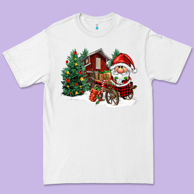 Christmas Gnomes Barnyard Premium Tee Designed By Fadigitalartstudio