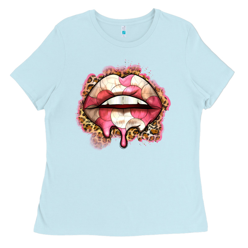 Volleyball Lips Ladies Tee by Zillion Design Studio | Teevron