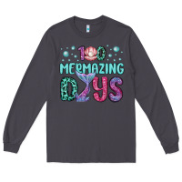 Smoke 100 mermazing days Long Sleeve Tee - MaliasSmallBusiness