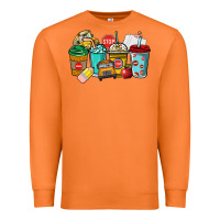 Carrot school bus driver coffee cups Premium Sweatshirt - NancyCooperArtShop